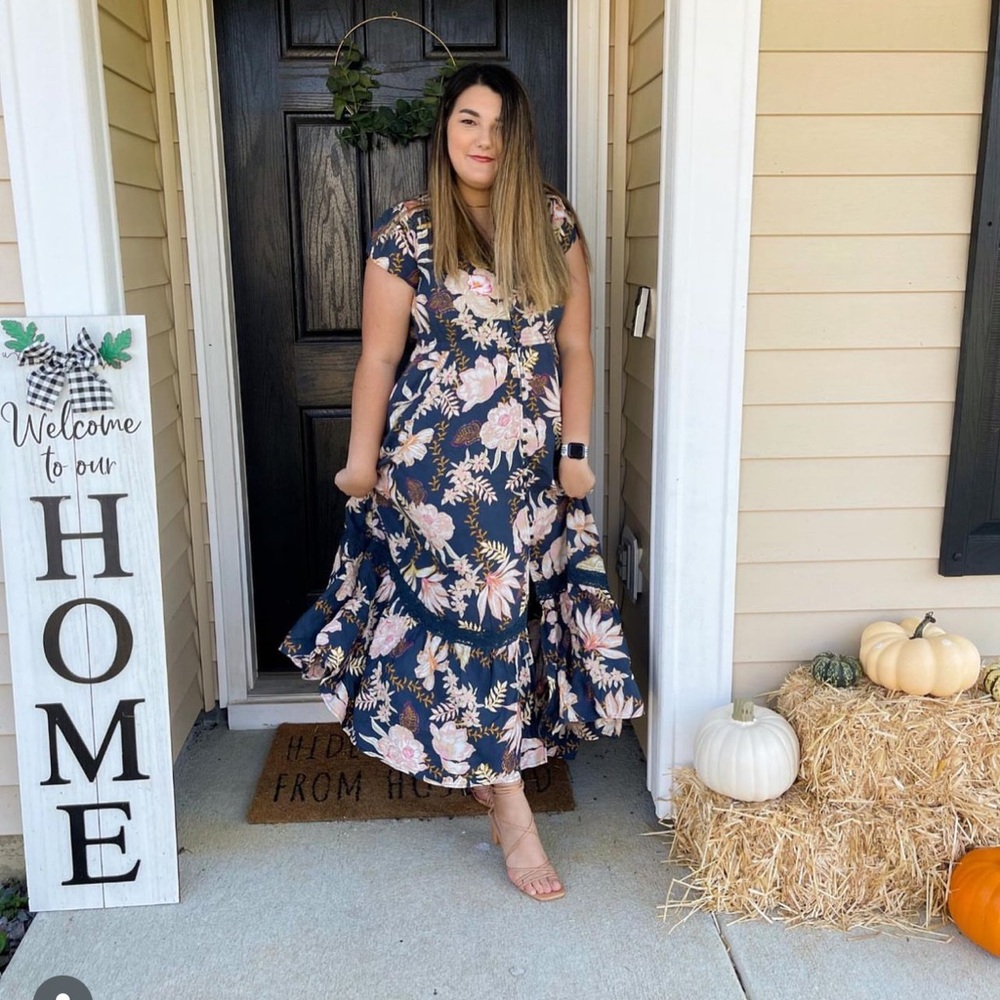 Floral maxi dress